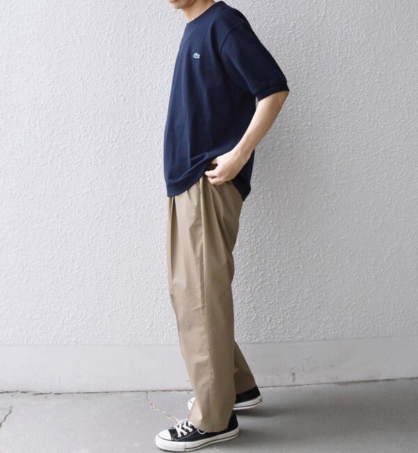 SHIPS any「【SHIPS any別注】LACOSTE: ワンポイント ロゴ ピケ クルーネック Tシャツ 26SS◇」|Tシャツ・カットソー|