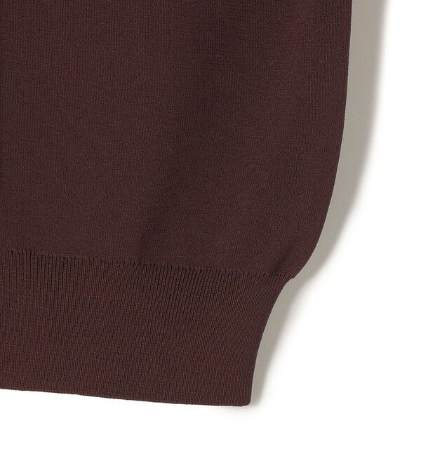 SHIPS Colors 「SHIPS Colors:〈手洗い可能〉ポロ フレンチスリーブ ニット ベスト◇」|ニット・セーター|