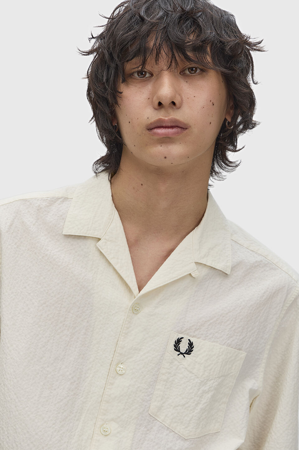 FRED PERRY 「Seersucker Revere Collar Shirt」|シャツ・ブラウス|