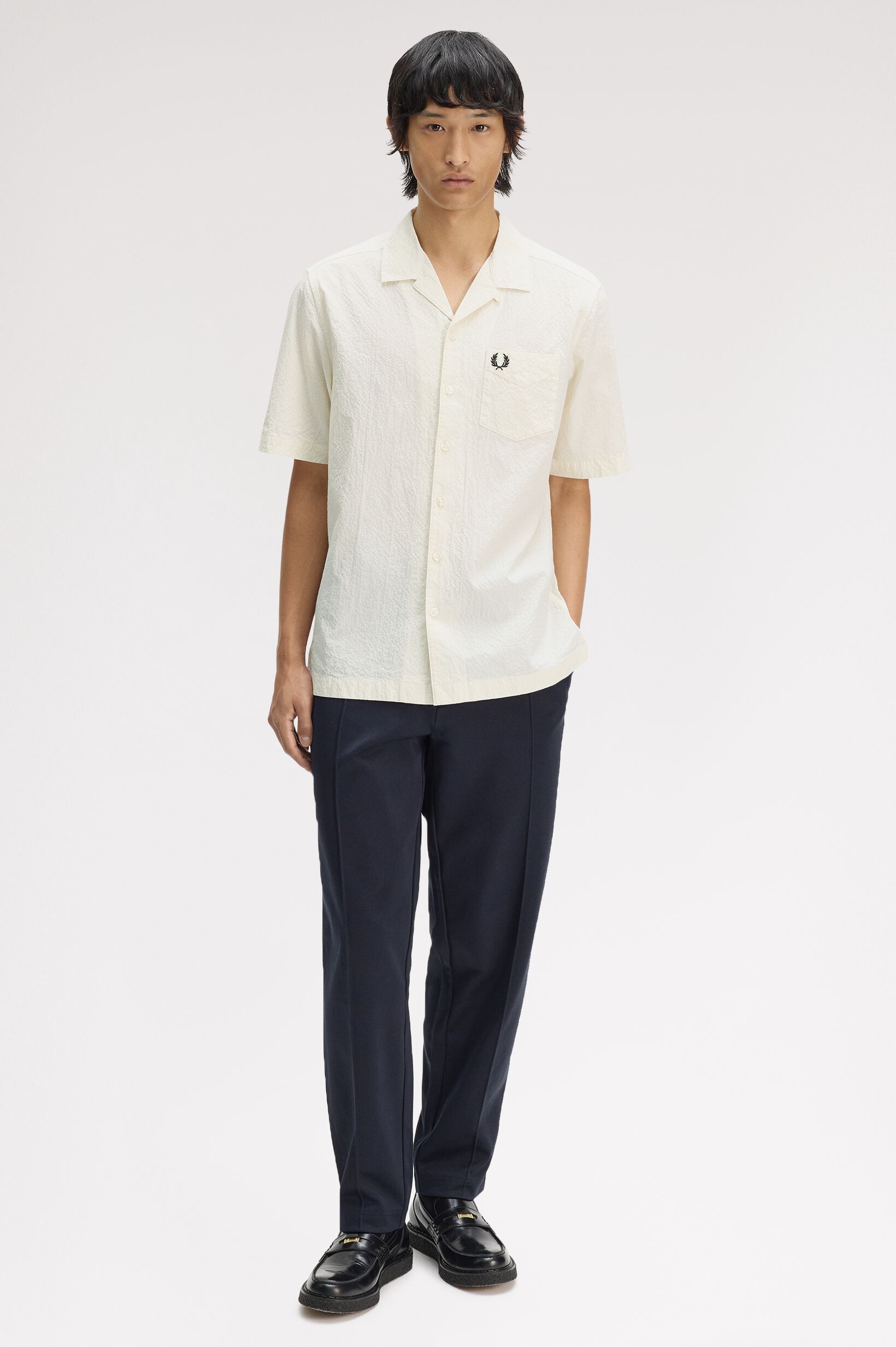 FRED PERRY 「Seersucker Revere Collar Shirt」|シャツ・ブラウス|