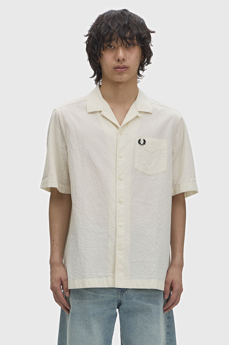 FRED PERRY 「Seersucker Revere Collar Shirt」|シャツ・ブラウス|