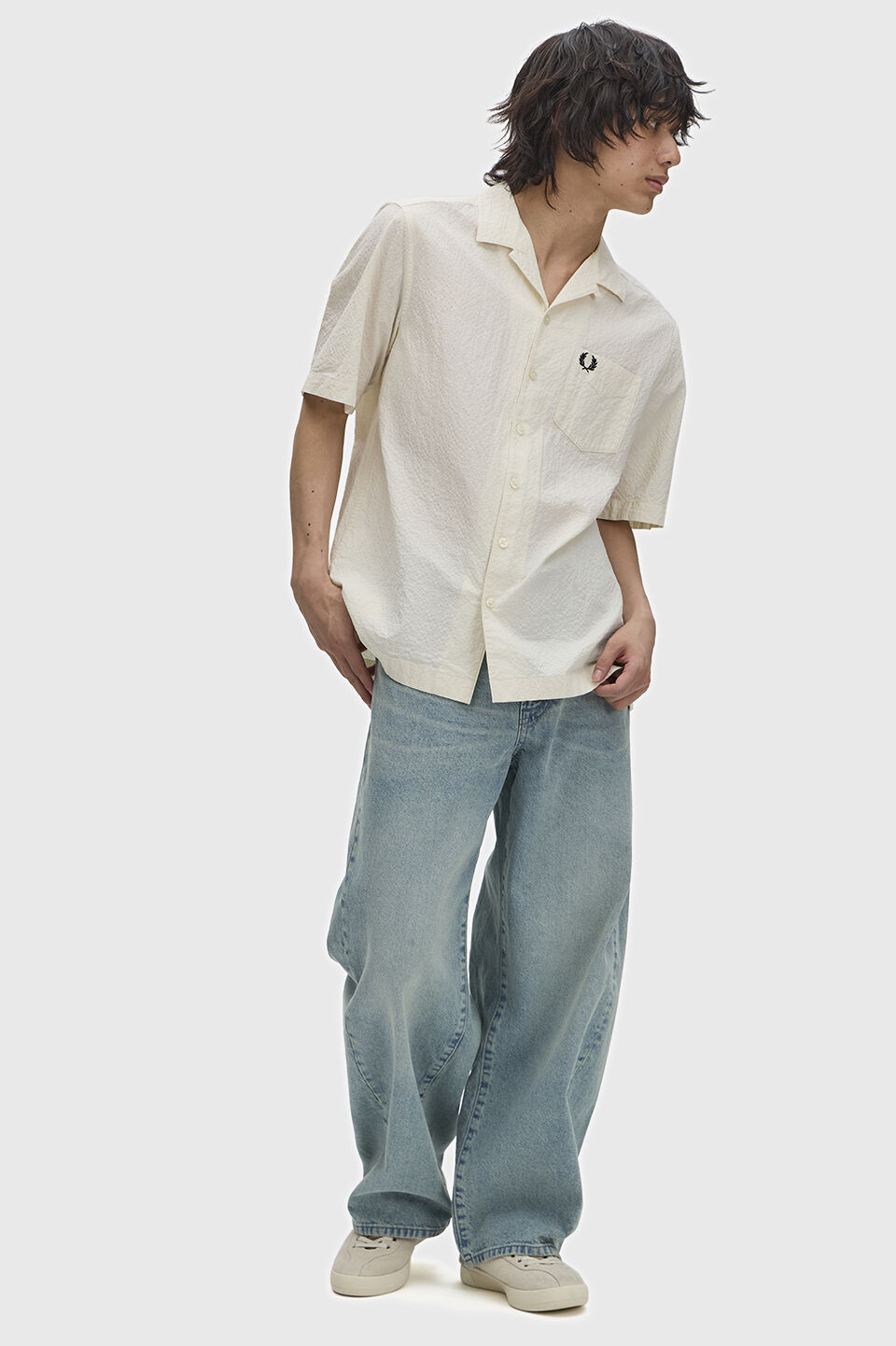 FRED PERRY 「Seersucker Revere Collar Shirt」|シャツ・ブラウス|