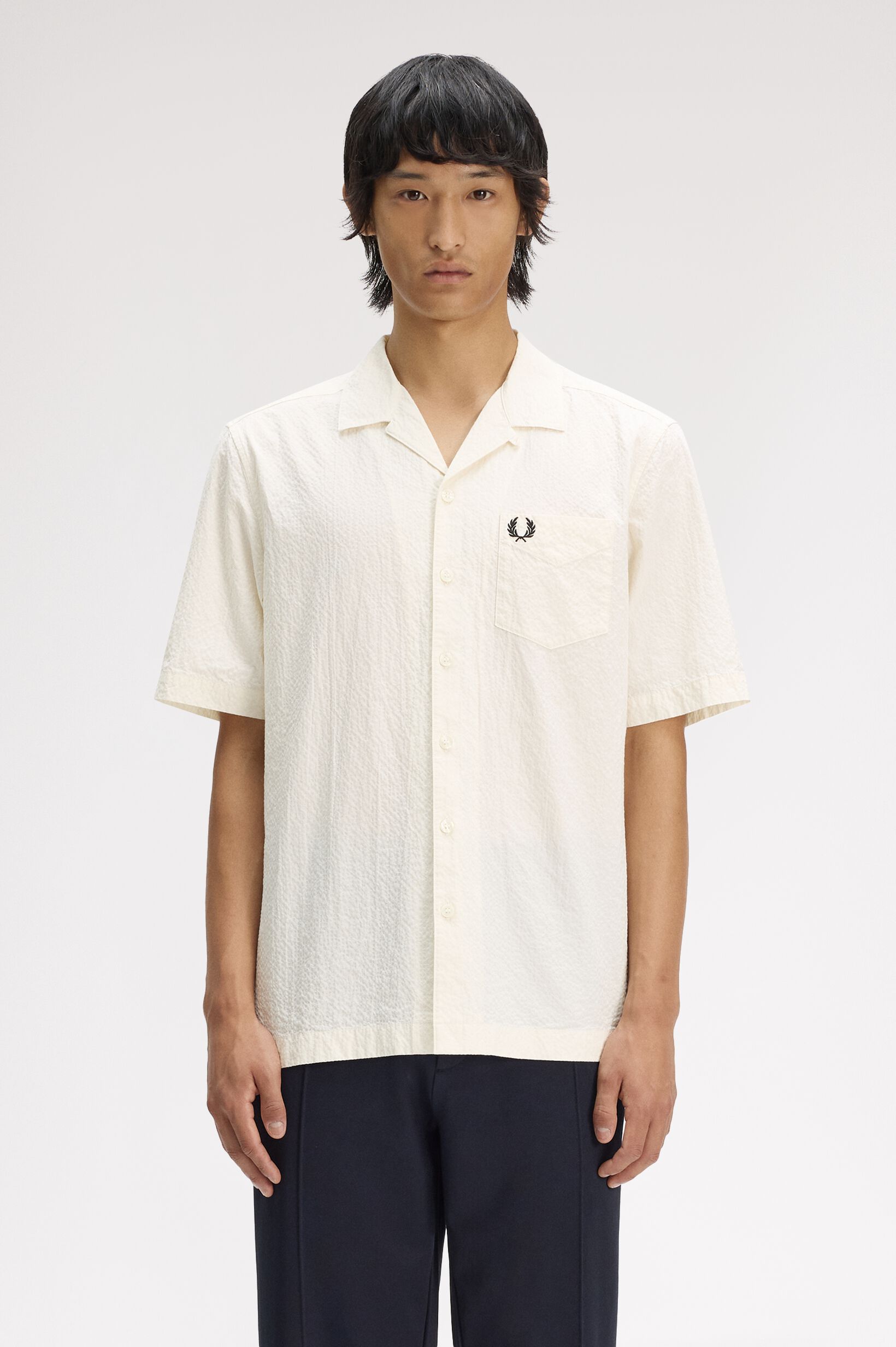 FRED PERRY 「Seersucker Revere Collar Shirt」|シャツ・ブラウス|