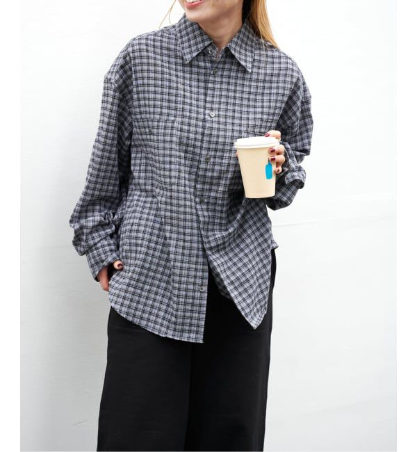 OUTDOOR PRODUCTS Usual Things「シアーチェックシャツ」|シャツ・ブラウス|