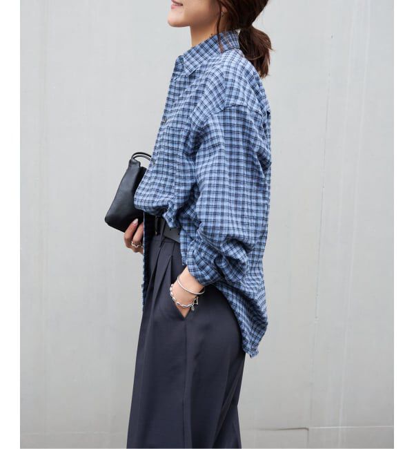 OUTDOOR PRODUCTS Usual Things「シアーチェックシャツ」|シャツ・ブラウス|