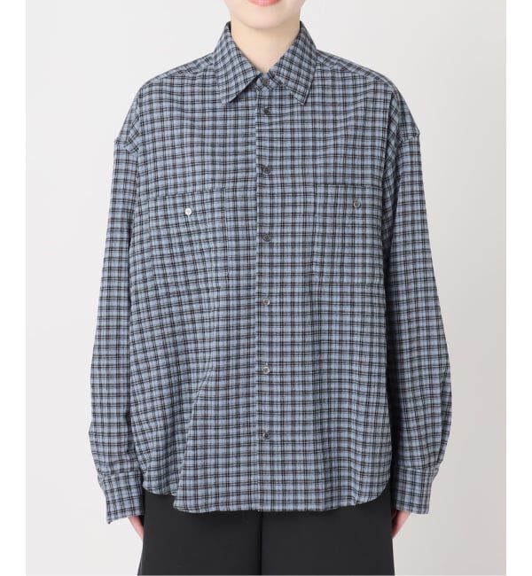 OUTDOOR PRODUCTS Usual Things「シアーチェックシャツ」|シャツ・ブラウス|