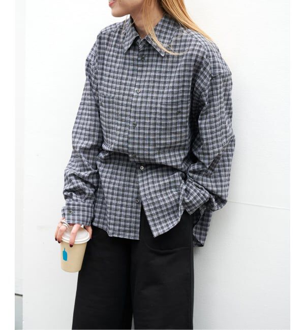 OUTDOOR PRODUCTS Usual Things「シアーチェックシャツ」|シャツ・ブラウス|