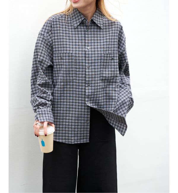 OUTDOOR PRODUCTS Usual Things「シアーチェックシャツ」|シャツ・ブラウス|