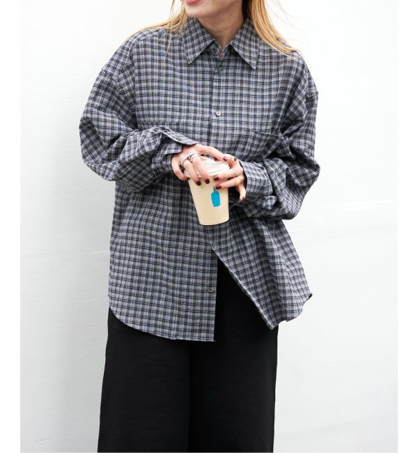 OUTDOOR PRODUCTS Usual Things「シアーチェックシャツ」|シャツ・ブラウス|