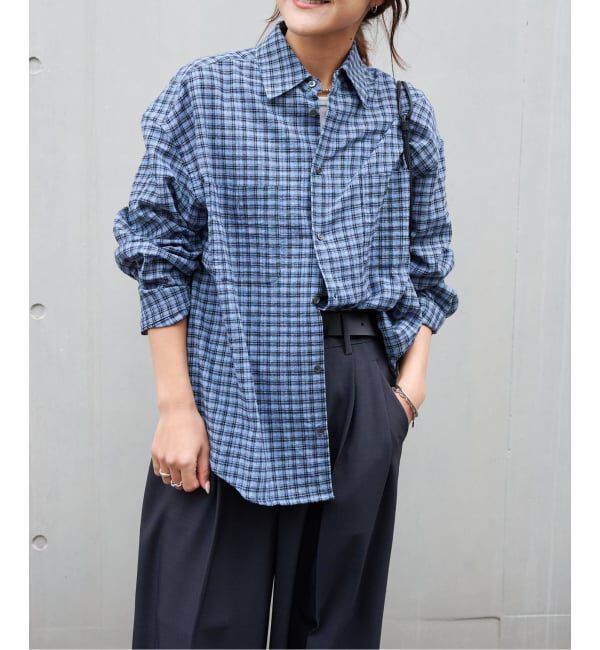 OUTDOOR PRODUCTS Usual Things「シアーチェックシャツ」|シャツ・ブラウス|