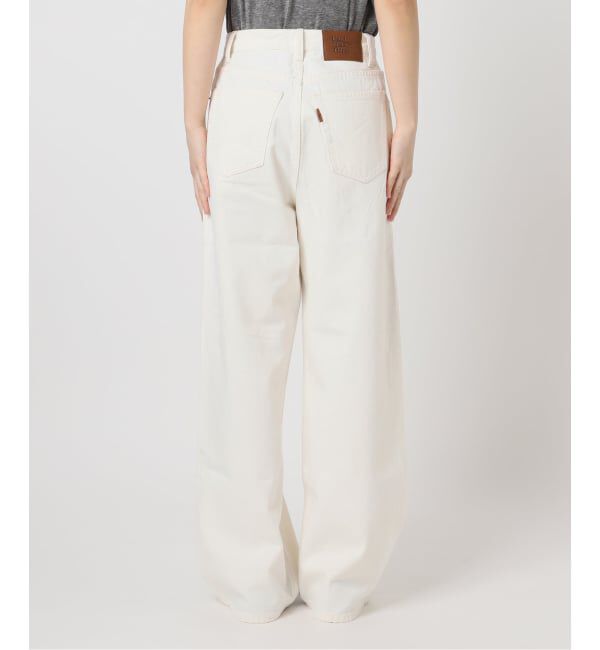 OUTDOOR PRODUCTS Usual Things「≪予約≫追加 ULTサマーデニムハイライズルーズ5PKT WHITE」|デニム|