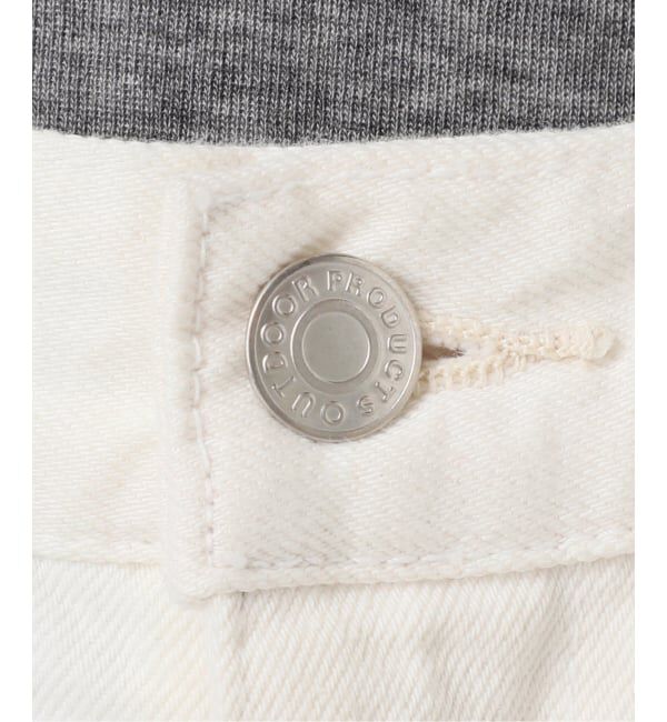 OUTDOOR PRODUCTS Usual Things「≪予約≫追加 ULTサマーデニムハイライズルーズ5PKT WHITE」|デニム|