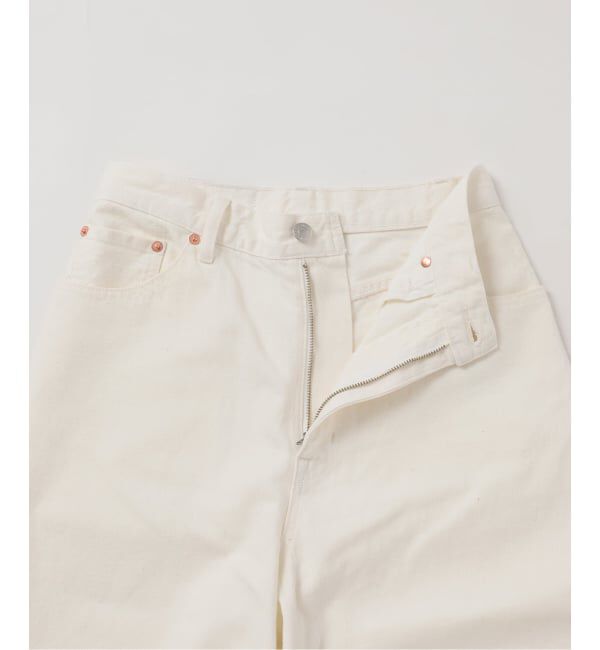 OUTDOOR PRODUCTS Usual Things「≪予約≫追加 ULTサマーデニムハイライズルーズ5PKT WHITE」|デニム|