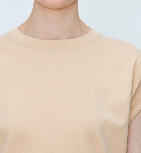 TOMORROWLAND collection「スーピマコットンジャージー フレンチスリーブプルオーバー」|Tシャツ・カットソー|