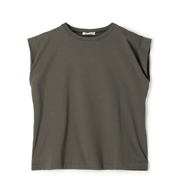 TOMORROWLAND collection「スーピマコットンジャージー フレンチスリーブプルオーバー」|Tシャツ・カットソー|49 ブラウン