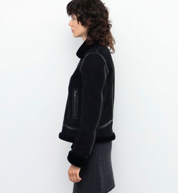 BACCA「ラムレザー ムートンジャケット」|その他|