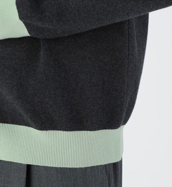 CABaN「CABaN コットンカシミヤ バイカラーVネックカーディガン」|カーディガン|