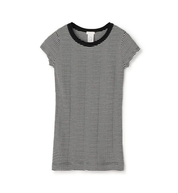 GALERIE VIE「コットンランダムリブ フレンチスリーブプルオーバー」|Tシャツ・カットソー|64 ブルー系