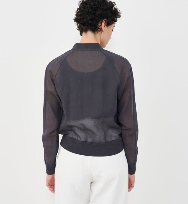 GALERIE VIE「ボイルワッシャー ラグランスリーブブルゾン」|ブルゾン・スタジャン|