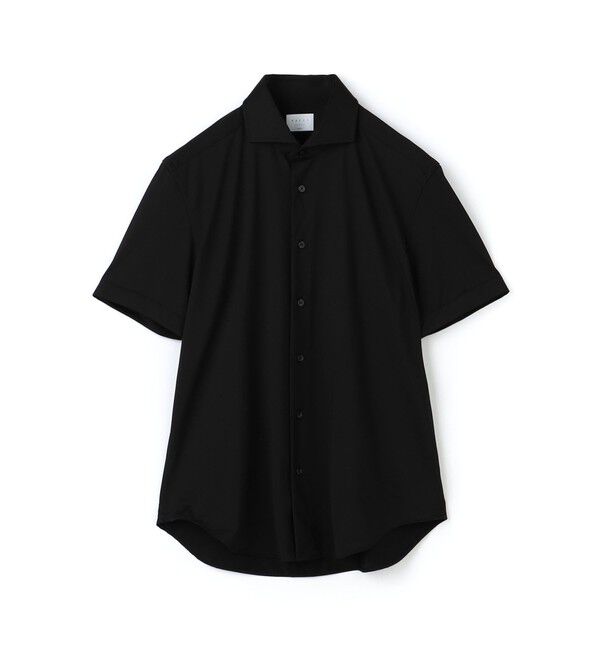 TOMORROWLAND BUYING WEAR「XACUS ナイロンポリウレタン ショートスリーブシャツ」|シャツ・ブラウス|19 ブラック