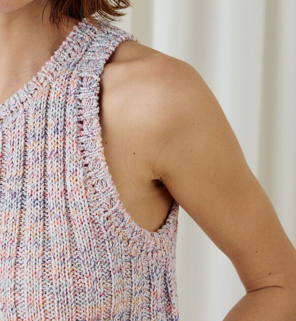 DES PRES「ラミーミックスツイストコットン タンクトップ」|タンクトップ|