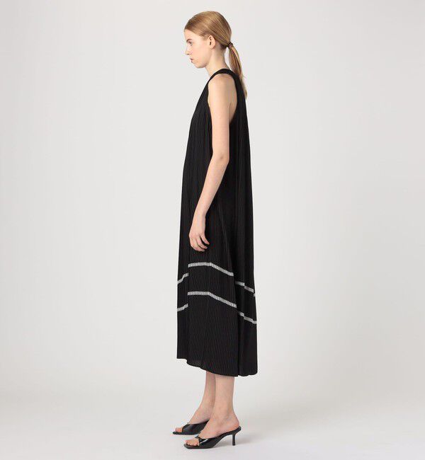 DES PRES「レースコンビプリーツ ノースリーブワンピース」|ワンピース|