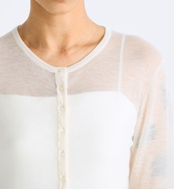 Edition「カシミヤ シアー カーディガン」|カーディガン|