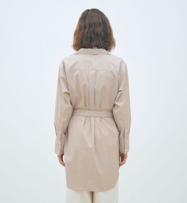 MACPHEE「コットンブロード ベルト付きチュニックシャツ」|チュニック|