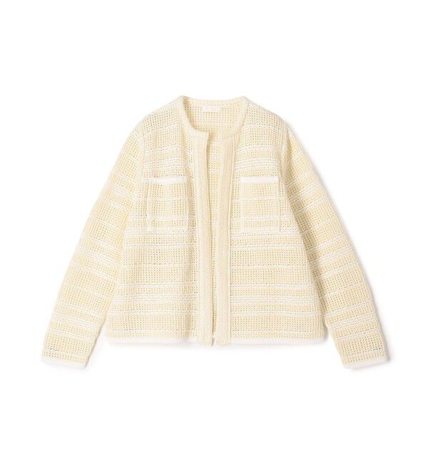 Ballsey「ドライコットン クルーネックカーディガン」|カーディガン|