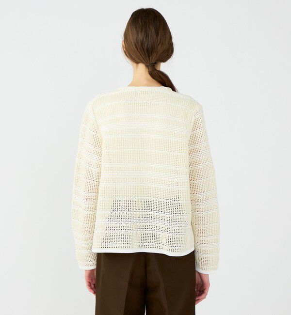 Ballsey「ドライコットン クルーネックカーディガン」|カーディガン|