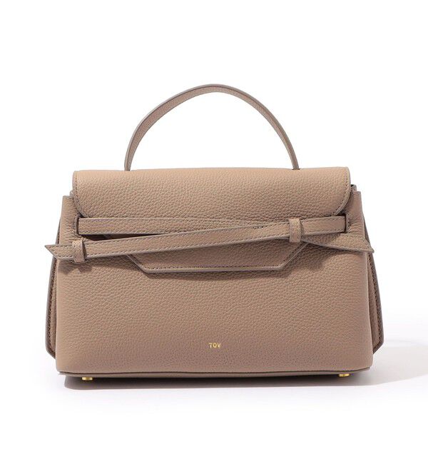 TOMORROWLAND GOODS「TOV MIMI M バッグ」|ハンドバッグ|43 グレージュ