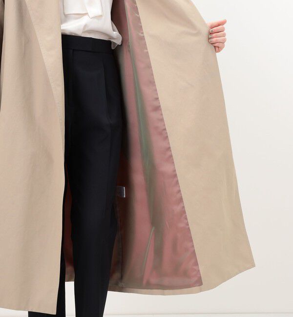 TOMORROWLAND collection「スムースクロス ベルテッドガウンコート」|その他|