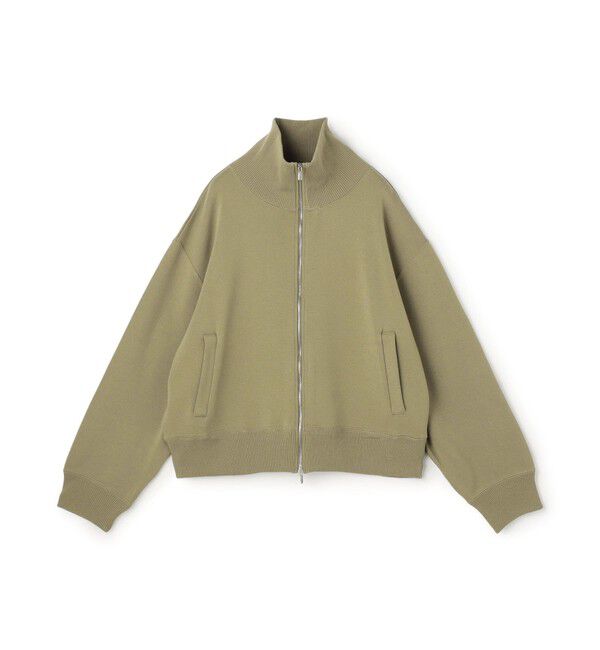 GALERIE VIE「コットンスピニングウール トラックジャケット」|ブルゾン・スタジャン|57 カーキ