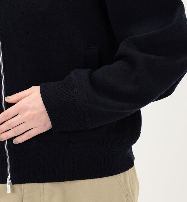 GALERIE VIE「コットンスピニングウール トラックジャケット」|ブルゾン・スタジャン|