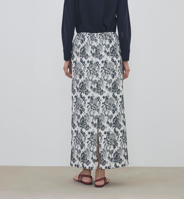 DES PRES「マリンレースエンブロイダリー エラスティックスカート」|タイト|