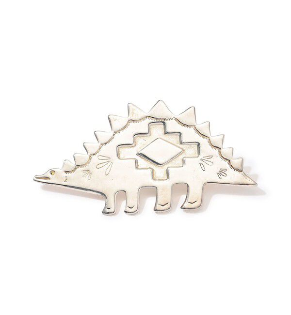 TOMORROWLAND GOODS「ADRAR Stegosaurus ピン」|ブローチ・コサージュ|81 シルバー