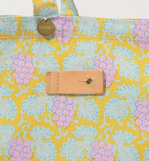 SOULEIADO「SOULEIADO コットンオックス ポケッタブルトートバッグ」|エコバッグ|