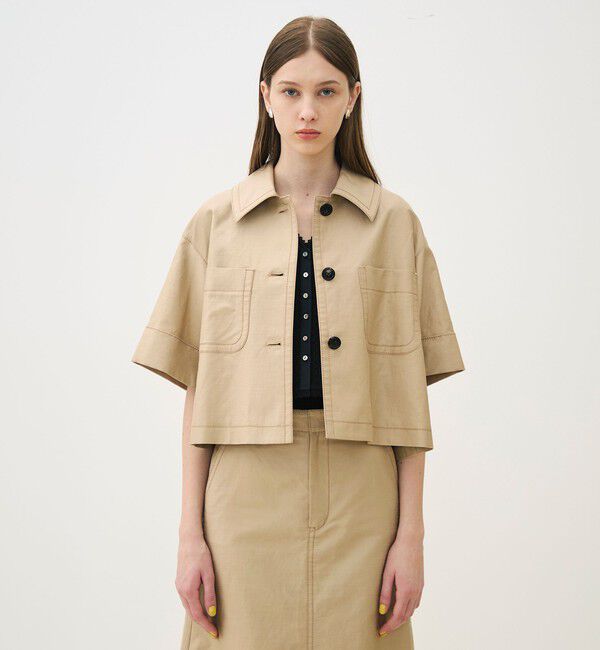 TOMORROWLAND collection「コットンラミーモールスキン カーゴジャケット」|その他|