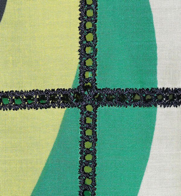 TOMORROWLAND collection「アイレットウェーブプリント チュチュブラウス」|シャツ・ブラウス|