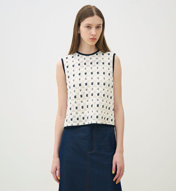 TOMORROWLAND collection「ブロックトリコット フロンタブルトップス」|その他|