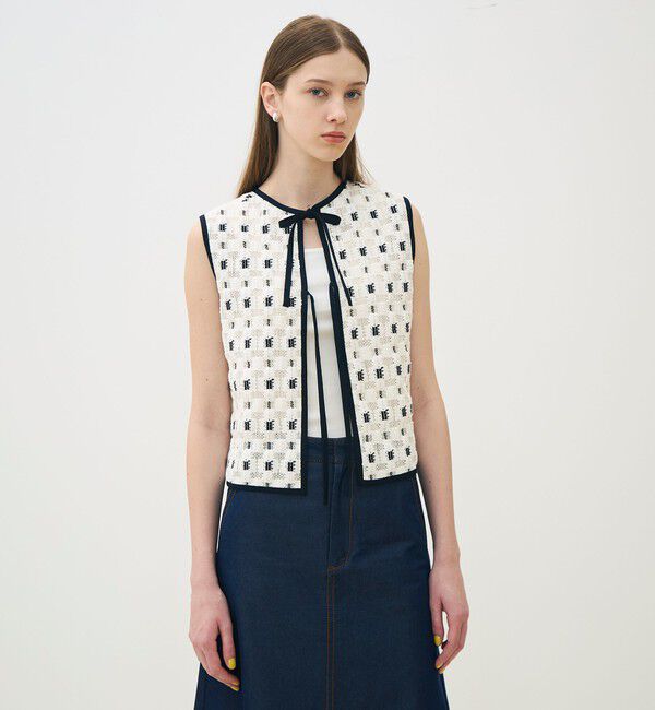 TOMORROWLAND collection「ブロックトリコット フロンタブルトップス」|その他|