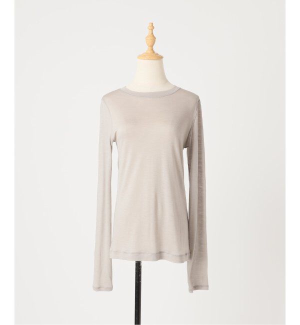 EMILYWEEK「スーパーウール クルーネックシアープルオーバー」|Tシャツ・カットソー|