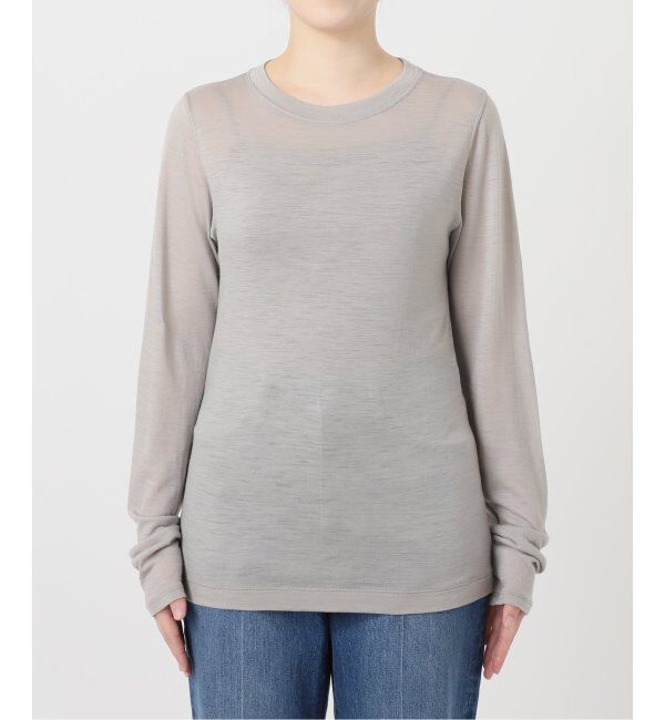 EMILYWEEK「スーパーウール クルーネックシアープルオーバー」|Tシャツ・カットソー|