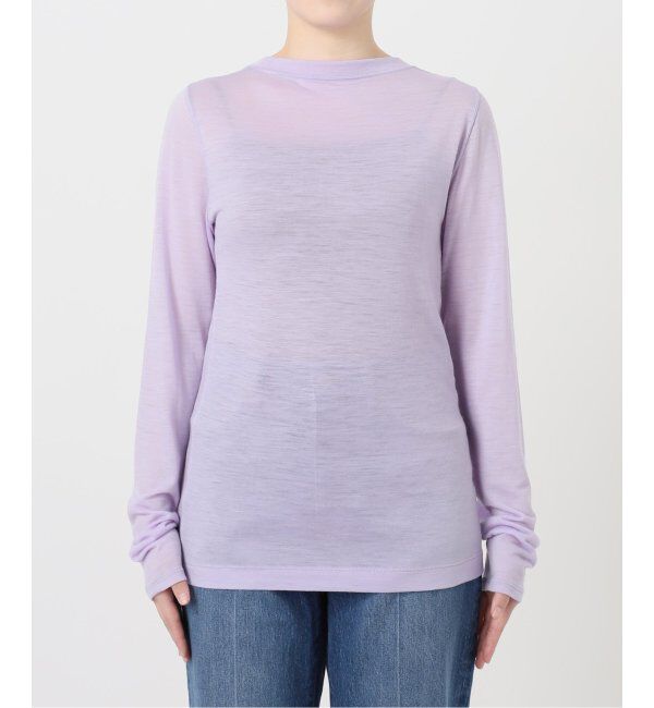 EMILYWEEK「スーパーウール クルーネックシアープルオーバー」|Tシャツ・カットソー|