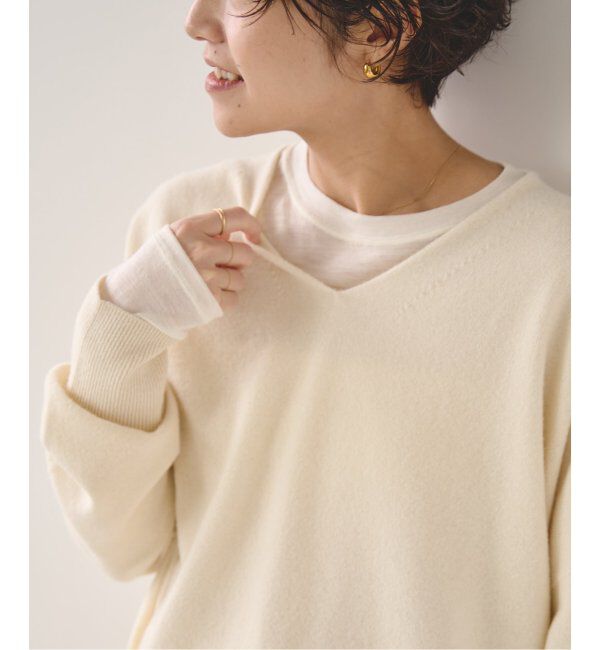 EMILYWEEK「スーパーウール クルーネックシアープルオーバー」|Tシャツ・カットソー|