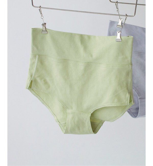 EMILYWEEK「【NEUTRAL】オーガニックコットン混カバレッジショーツ（グリーン、パープル）」|インナー|グリーン