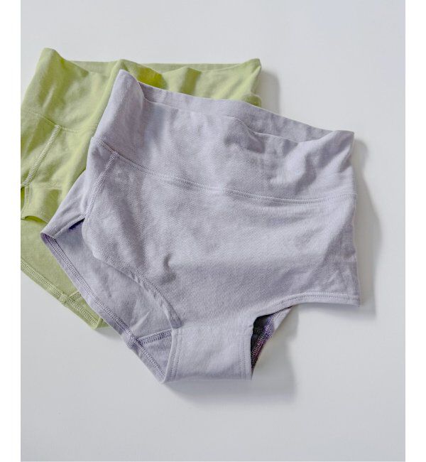 EMILYWEEK「【NEUTRAL】オーガニックコットン混カバレッジショーツ（グリーン、パープル）」|インナー|