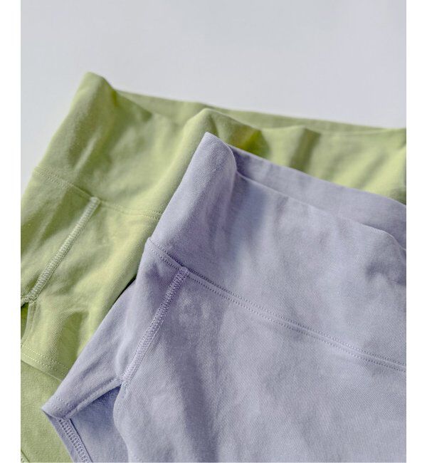 EMILYWEEK「【NEUTRAL】オーガニックコットン混カバレッジショーツ（グリーン、パープル）」|インナー|