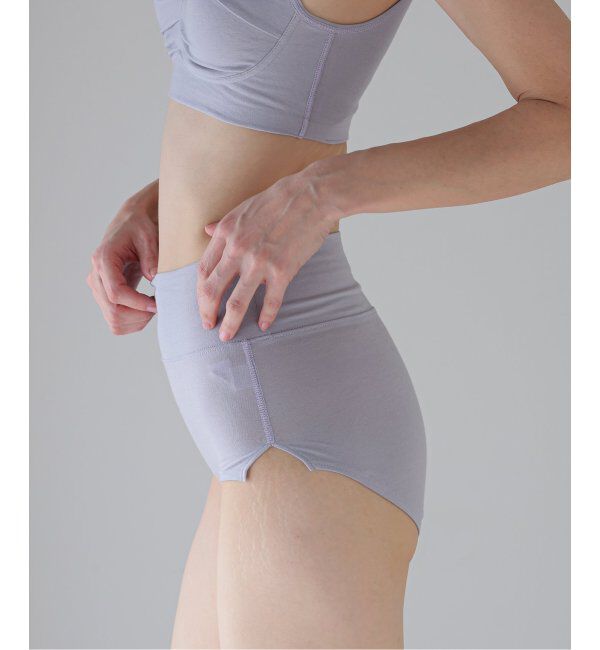 EMILYWEEK「【NEUTRAL】オーガニックコットン混カバレッジショーツ（グリーン、パープル）」|インナー|パープル