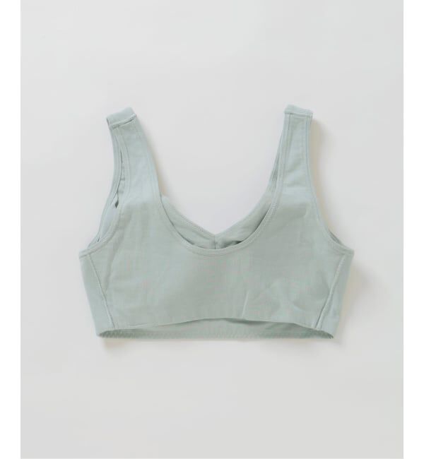 EMILYWEEK「【NEUTRAL】オーガニックコットン混カバレッジブラ（サックス）」|インナー|